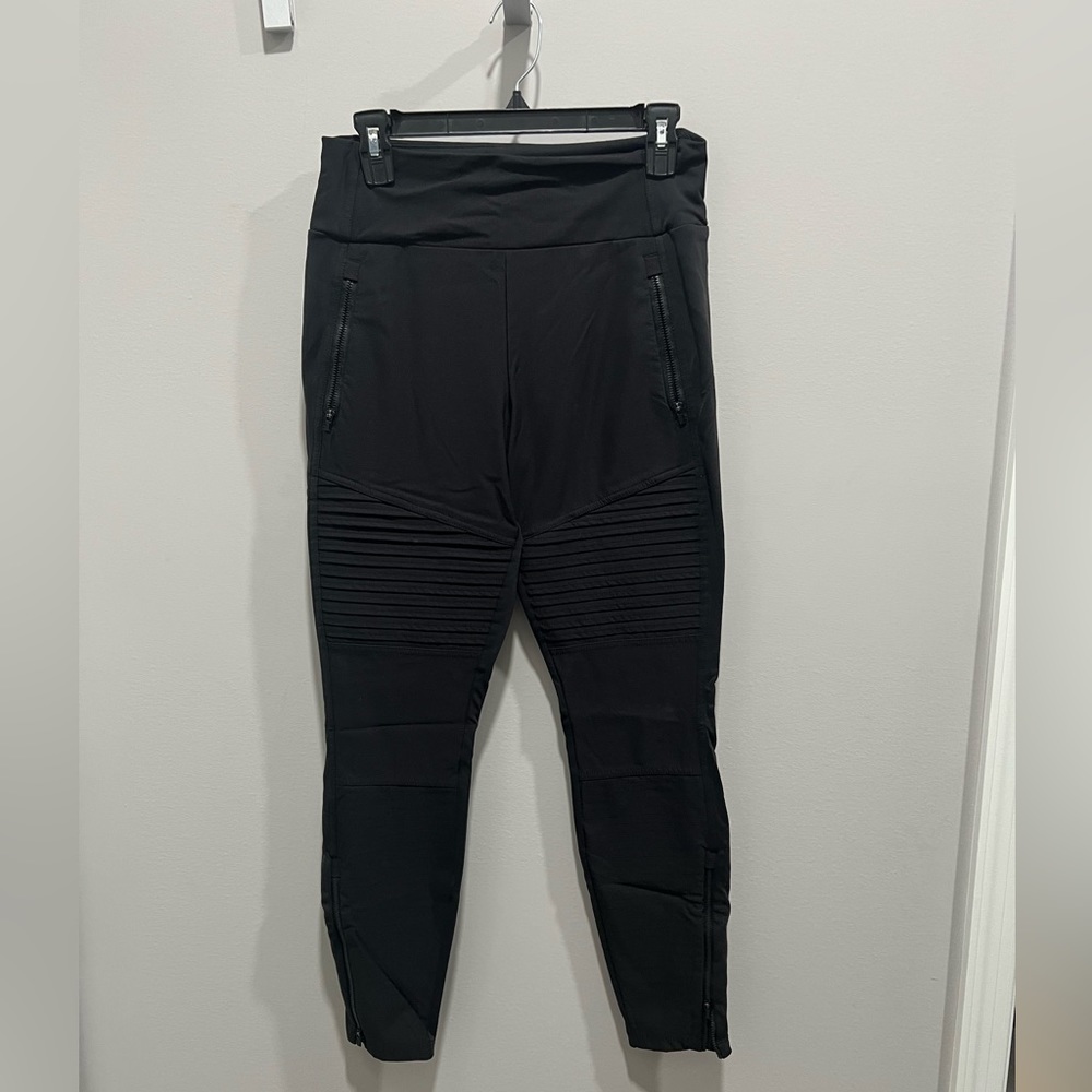 Athleta Headlands Hybrid Moto Tight Size 10 Black